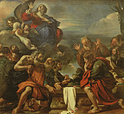 The Assumption Of The Virgin, 1623 Painting by Guercino