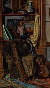 The Bachelor Boudoir Painting by Charles J. Fiscus