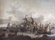The Battle of the Zuider Zee, 1573. Painting by Jan Theunisz Blanckerhoff -mentioned on object- Johannes Kinnema The Battle of the Zuider Zee, 1573. Painting by Jan Theunisz Blanckerhoff -mentioned on object- Johannes Kinnema