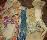 The Bride. Oil on canvas -1917-1918- -unfinished- 166 x 190 cm. Painting by Gustav Klimt -1862-1918-