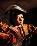 The Calling Of St Matthew Detail Painting By Caravaggio Painting by Caravaggio