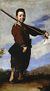 'The Clubfooted Boy', 1642, Oil on canvas, 164 x 93 cm. Painting by Jusepe de Ribera -1591-1652- 'The Clubfooted Boy', 1642, Oil on canvas, 164 x 93 cm. Painting by Jusepe de Ribera -1591-1652-