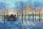 The Color of Winter is White ? Painting by Ina Petrashkevich The Color of Winter is White ? Painting by Ina Petrashkevich