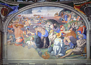 The Crossing Of The Red Sea, By Agnolo Bronzino Painting by Bronzino