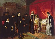 The Death Of William The Silent Painting by Jozef Israels