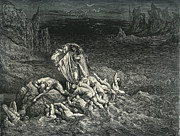 The Divine Comedy  Hell By Dante Painting by Gustave Dore