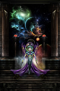 The Elegance Of Trilia NSE Fractal Portrait Digital Art by Rolando Burbon
