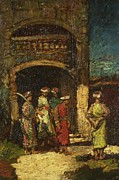 The Executioner, C.1860-80 Painting by Adolphe Joseph Thomas Monticelli