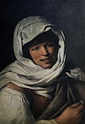'The Girl with a Coin -Girl of Galicia-', Middle 17th century, Oil on canvas, 63 cm x 43 cm, P01002. Painting by Bartolome Esteban Murillo -1611-1682-