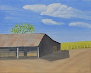 The Hay Barn Painting by Patti Jenkins