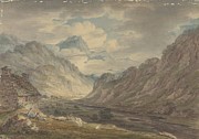 The Honister Pass From Gatesgarth Farm, Gatesgarthdale Painting by Edward Dayes The Honister Pass From Gatesgarth Farm, Gatesgarthdale Painting by Edward Dayes