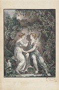 The Invention Of The Art Of Drawing Drawing by Johann Heinrich Ferdinand Olivier The Invention Of The Art Of Drawing Drawing by Johann Heinrich Ferdinand Olivier