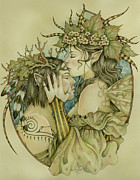 The Kiss Painting by Linda Ravenscroft
