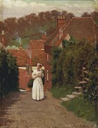 The Love Letter, 1884 Painting by Edmund Blair Leighton