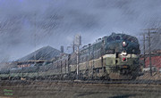 The North Coast Limited Heads East Digital Art by Glenn Galen