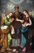 The Marriage Of The Virgin Painting by Pedro Ramirez