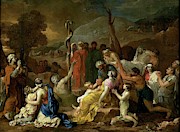 'The Metal Serpent', Middle 17th century, French School, Oil on canvas, 113 c... Painting by Sebastien Bourdon -1616-1671-