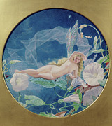 The Morning Glory Fairy Painting by John Simmons