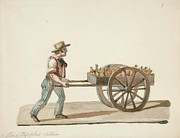 The Pineapple Seller Painting by Nicolino Calyo