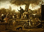 The Quack. Painting by Jan Havicksz Steen The Quack. Painting by Jan Havicksz Steen
