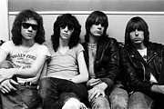 The Ramones Backstage Photograph by Globe Photos