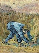 The Reaper -after Millet-. Painting by Vincent van Gogh -1853-1890- The Reaper -after Millet-. Painting by Vincent van Gogh -1853-1890-