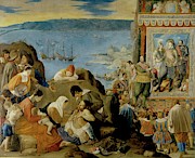 'The Recovery of Bahia in 1625', 1634-1635, Spanish School, Oil on can... Painting by Juan Bautista Maino -1569-1649- 'The Recovery of Bahia in 1625', 1634-1635, Spanish School, Oil on can... Painting by Juan Bautista Maino -1569-1649-