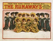 The Runaways Painting by U.s. Lithograph Co. The Runaways Painting by U.s. Lithograph Co.