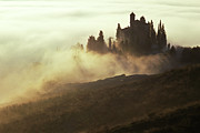 The Sanctuary Of Monticino In The Dawn Mist, Brisighella, Emilia-romagna, Italy Photograph by 