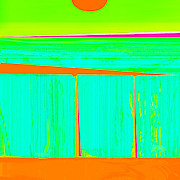  Seawall High Noon Mixed Media by Zsanan Studio