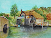 The Shire Painting by Karen Fleschler
