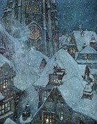 The Snow Queen Pl 2 Painting by Edmund Dulac