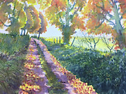 The Tunnel in Autumn Painting by Glenn Marshall