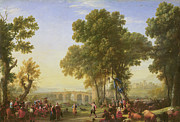 The Village Festival, 1639 Painting by Claude Lorrain