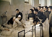 'The Visit of the Doctor', 1897, Oil on canvas, 291 x 441 cm. Painting by Luis Jimenez Aranda -1845-1928-