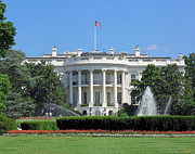 The White House in Summer DS050 Photograph by Gerry Gantt