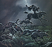 The wild hunt  Painting by Angus McBride