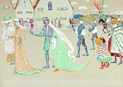 The Young Couple Painting by Wassily Kandinsky The Young Couple Painting by Wassily Kandinsky