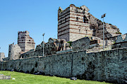 Theodosian Land walls of the Byzantine Empire  Photograph by Steve Estvanik