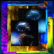 These Colors I Hear When Nancy Wilson Sings Turned to Blue Mixed Media by Aberjhani These Colors I Hear When Nancy Wilson Sings Turned to Blue Mixed Media by Aberjhani