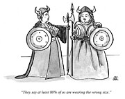 They Say At Least 80% Of Us Are Wearing The Wrong Size Drawing by Ali Solomon