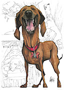 Bruno 2229 Drawing by John LaFree