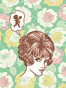 Thinking of cupid Drawing by CSA Images Thinking of cupid Drawing by CSA Images