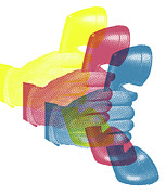 Three Telephone Handsets Drawing by CSA Images Three Telephone Handsets Drawing by CSA Images