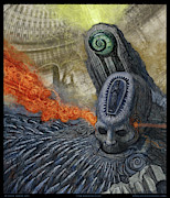 Time Encroaching  Mixed Media by Tony Koehl