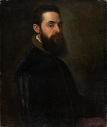 Titian -Pieve di Cadore ca. 1485/90 - Venice 1576-. Portrait of Antonio Anselmi -ca. 1550-. Oil o... Painting by Titian -c 1485-1576- Titian -Pieve di Cadore ca. 1485/90 - Venice 1576-. Portrait of Antonio Anselmi -ca. 1550-. Oil o... Painting by Titian -c 1485-1576-