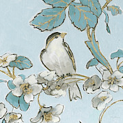Toile Birds IIi Painting by Emily Adams