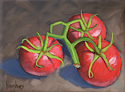 Tomatoes Painting by Kevin Hughes