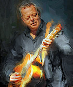 Tommy Emmanuel Mixed Media by Mal Bray Tommy Emmanuel Mixed Media by Mal Bray