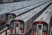 Trains in Que Photograph by Cate Franklyn